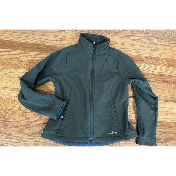 L.L.Bean Jackets & Blazers - L.L. Bean Pathfinder Softshell Jacket Brown fleece lined Women's XS Petite